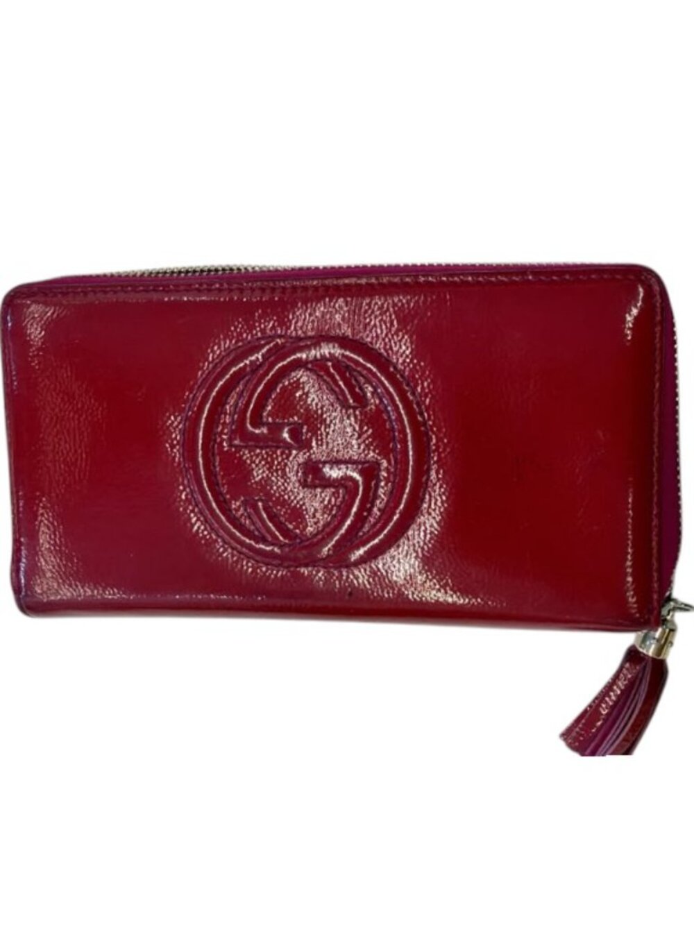 750171CR C1 Gucci Wallet Long Red Leather